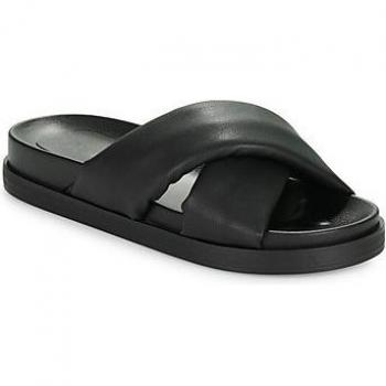 Only Minnie-12 Cross Strap Women's Mules - Black Casual Slides