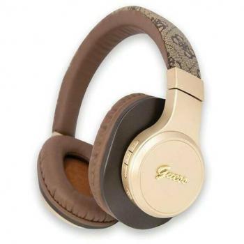 Auriculares Bluetooth Guess 4G Script Logo - Marrón