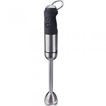 ProfiCook PC-SM 1005 Batidora de mano, regulador electrónico de velocidad, 4 cuchillas, 700 W, acero inoxidable, Negro y gris
