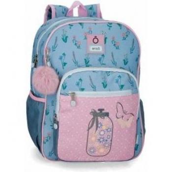 Mochila Escolar Enso We Love Flowers adaptable