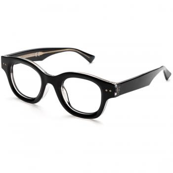 Saraghina OLMO 115LV Armazones para Hombre Negros con Lentes Recetadas