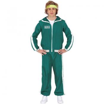 Disfraz Adulto Juego del Calamar Verde Talla M