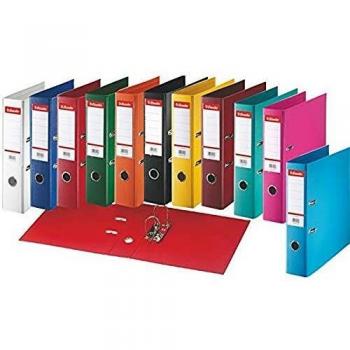 Carpeta de plástico Esselte estándar A4, 50 mm, capacidad para 350 hojas, color azul