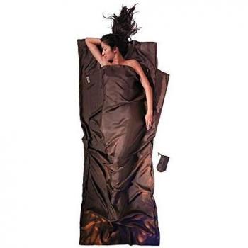 Sábana de Viaje Cocoon de Seda Color Elefante Barroso 220 x 90 cm