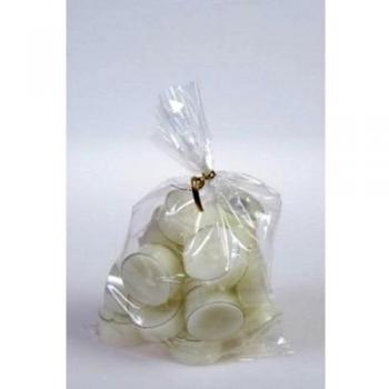 20Original Danés velas sin aroma en acrílico de Cup Colores teñida marfil
