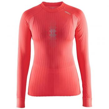 Craft Active Extreme 2.0 Brilliant Camiseta térmica, Mujer, Shock/Silver, S