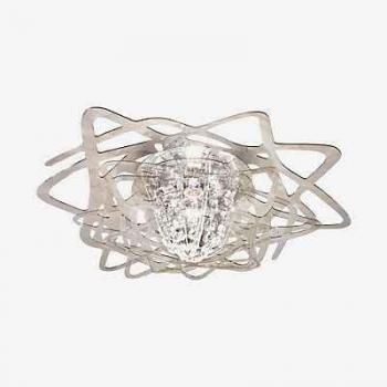 Plafón Mini Slamp Aurora con Acabado Ahumado