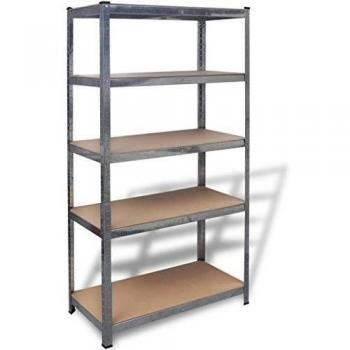 vidaXL estantería de almacenamiento acero 90x45x180 cm