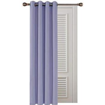 Deconovo Cortinas para Ventanas de Habitación Juvenil, Dormitorio Moderno, Opacas Suave, con Ollaos, 132x229 cm