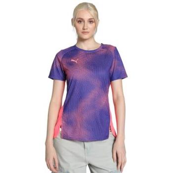 Puma Camiseta De Manga Corta Blaze para Mujer, Modelo 65955401, Color Azul (XS), Tipo Deportivo, Multideporte, Material Poliéster, Manga Corta