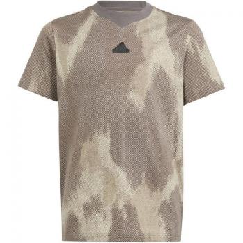 Camiseta adidas AOP infantil carbón