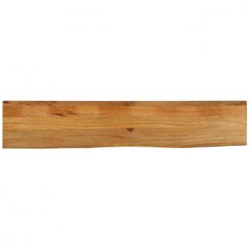 Tablero de mesa Día y Noche borde natural madera maciza mango 140x40x3,8 cm