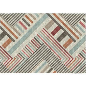 Alfombra decorativa Blok multicolor 140x200cm