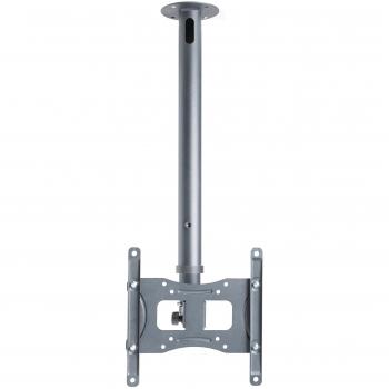 Soporte de Techo Universal VESA para TV B-DX 200, Ajustable 55-70 cm, 26-40 pulgadas, hasta 30 kg, Giratorio y Basculante, Color Negro