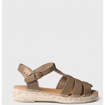 Toni Pons Sandalias planas de mujer EMMA de piel con hebilla