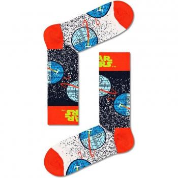 Happy Socks Star Wars Death Star Crew Socks para Hombre con Estampado de la Estrella de la Muerte
