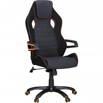 AMSTYLE Silla de Oficina Valentino Negro Juego Que compite con la Silla ejecutiva Silla giratoria Mecanismo sincronizado Silla de Escritorio 120 kg Raza