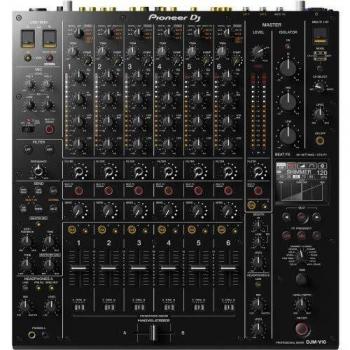 Mezclador Profesional Pioneer DJ DJM-V10 de 6 Canales con Control de Software, Negro