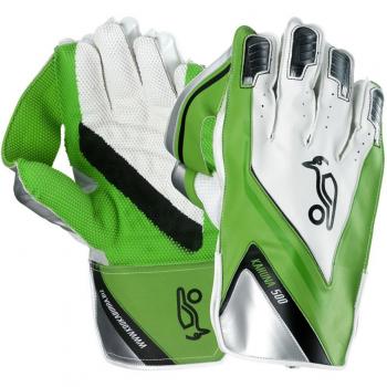KOOKABURRA Kahuna 500 Niño Hombre Criquet Defensa Del Wicket Guantes De Portero - Blanco, Youth