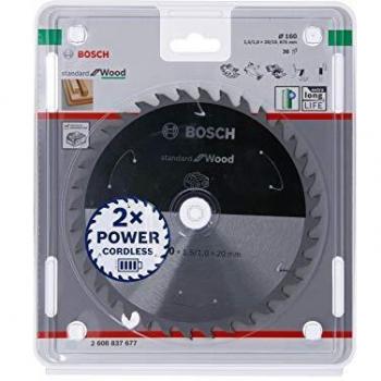 Disco de Sierra Circular Bosch Standard para Madera 160x1,5mm/20mm T36 Dientes