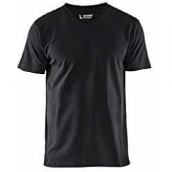 Blaklader V-Neck T-Shirt Black Size 4XL
