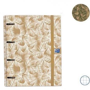 Oxford 400133286 Carpeta con Recambio Nature A4+ Recambio 100h 5x5 - Surtido Aleatorio/Varios Colores