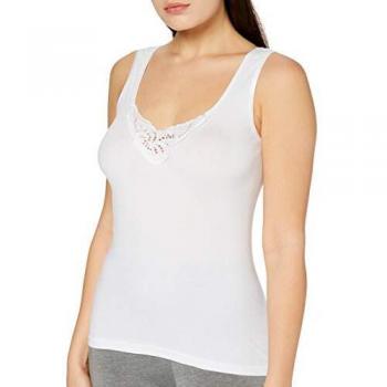 Playtex APP4750, Camisa Deportiva para Mujer, Blanco