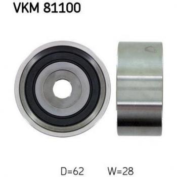 Polea de inversión y guía para correa v-ribbed SKF VKM 81100