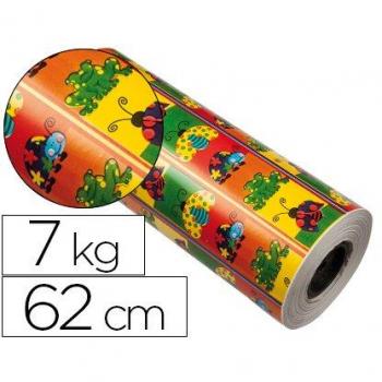 PAPEL FANTASIA VERJURADO STAR 7008 TODO EL AÑO BOBINA 62 CM 7 KG