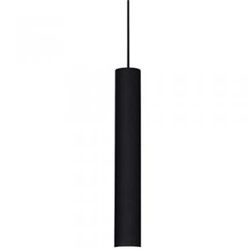 Lámpara colgante LED Look, forma estrecha, negro