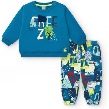 Conjunto de Sudadera y Pantalón Estampado para Niño Tuc Tuc Freezy