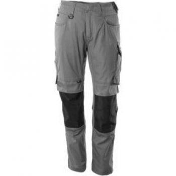 Pantalones de Trabajo Mascot Mannheim Talla 90C46, Color Antracita/Negro