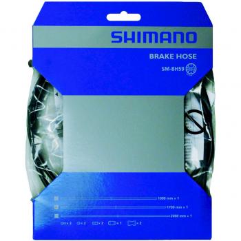SHIMANO Latiguillo Fd Bh59 1 M Negro Mtb, Etiquettes Unisex Adulto, Negro
