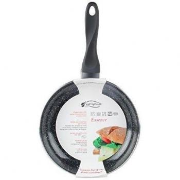 San Ignacio SARTEN 18cm Soft Touch Black Essence, Aluminio, Negro mármol, Centimeters