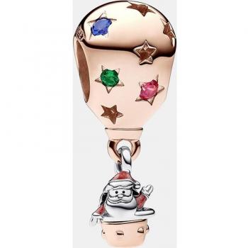 Charm Pandora Moments Santa Claus en Globo de Plata