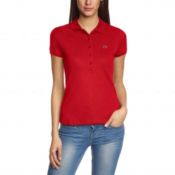 Lacoste Pf6949, Polo para Mujer, Rojo