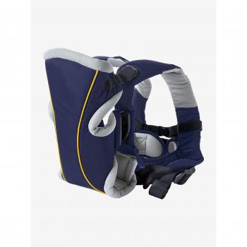 VERTBAUDET Mochila portabebé ventral y dorsal VERTBAUDET Azul marino UNICA