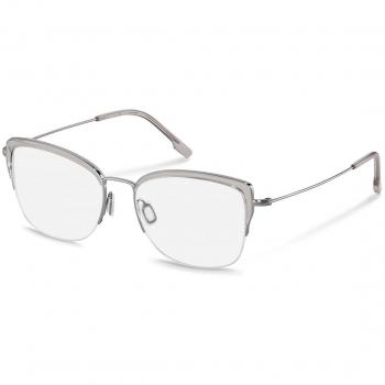 Rodenstock R7138 C Armazones para Mujer Plateadas, Lentes Recetadas Para Mujer Silver, Gafas Recetadas para Mujer Plateadas