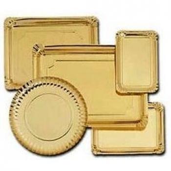 BANDEJAS LLANAS ORO31X38