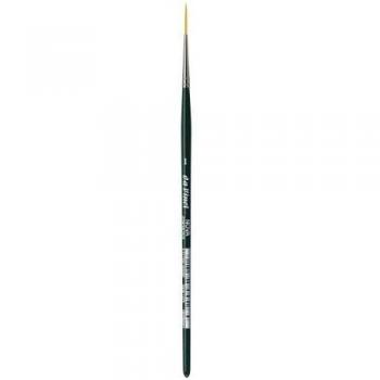 DA VINCI Nova Serie 122 Pincel Plano para Aficionados a la Pintura, Hecho de Pelo sintético, tamaño 0