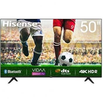 Hisense Uhd TV 2020 50A7100F - Smart TV Resolución 4K, Precision Colour, Escalado Uhd con Ia, Ultra Dimming, Audio Dts Studio Sound, Vidaa U 4.0, Compatible Alexa
