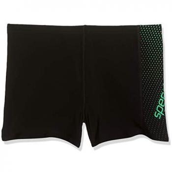 Speedo Gala Logo Panel Aqua, Bañador para Niños, Negro