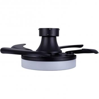 Ventilador de Techo Retráctil LED Fanaway Orbit Negro 91 cm Silencioso
