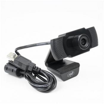 Cámara Web PNI CW1850 Full HD 1080P 2MP con USB, Clip y Micrófono Estéreo Integrado