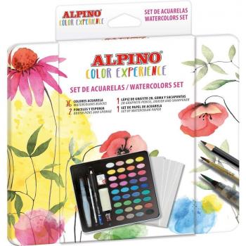 Alpino Acuarelas Color Experience Set Completo 36 Colores + Accesorios Surtidos