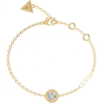 Pulsera Guess JUBB02246JWYGS Color My Day de Acero Dorado con Circonita