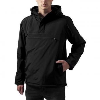 Urban Classic Padded Pullover Parka Jacket for Men - Black