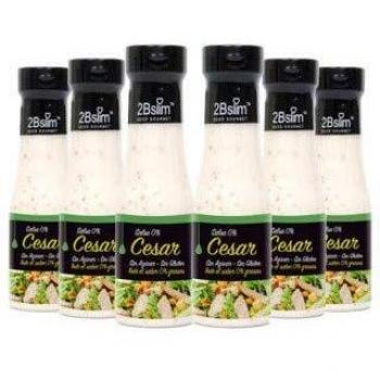 Pack de 6 Salsa César 0% 2bSlim 250 ml