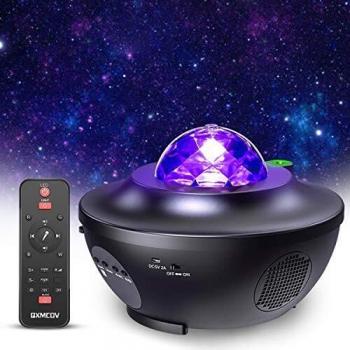 Proyector de Luce Estrellas Galaxia, Proyector Estrellas, 21 Modos, Control Remoto, Temporizador, Altavoz, Bluetooth, Luz Bebé Nocturna, Luces Decorativas Habitacion, Regalo del Día de la Madre Easter