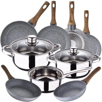 Batería de cocina 5 piezas Cassel con juego Sarténes Daimiel